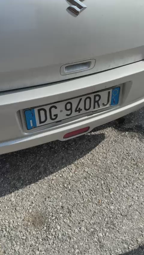 PORTATARGA ESTRAIBILE AUTO 2pz
