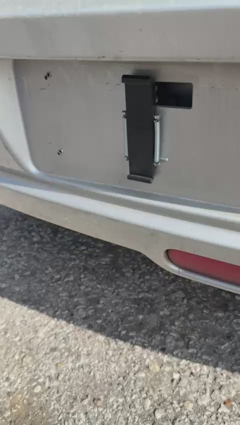 PORTATARGA ESTRAIBILE AUTO 2pz